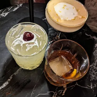 Wake Up Holland ($14), Old Bull ($14), and The Smoking Jacket ($14). Read my review for descriptions of each cocktail.