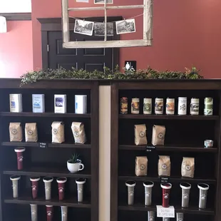 they sell bags of coffee too!