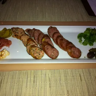 Postrio: Trio of House Made Sausages