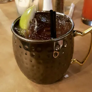 Apple cranberry mule! Delicious~