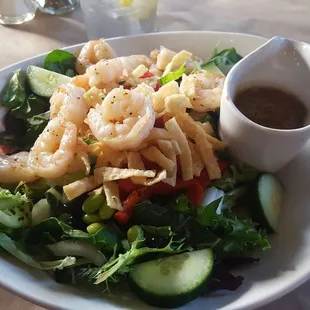 Pretty sure this was the Asian salad. Very yummy.