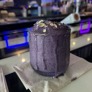 Blueberry Lavender Oat Smoothie