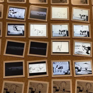 Video cartoons with real people actors were the first movies made.