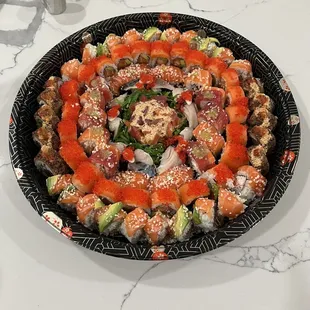 Sushi platter
