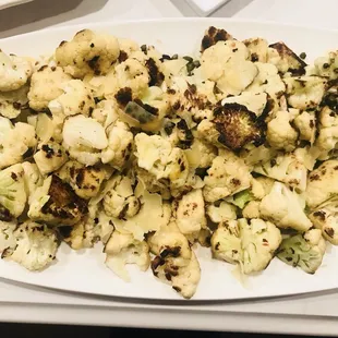 Charred cauliflower