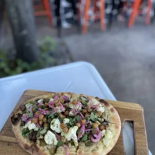 Veggie flatbread