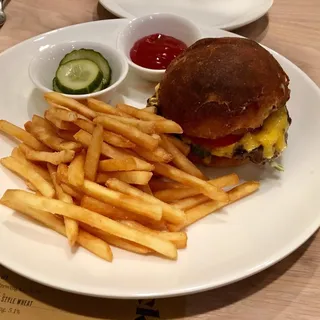 Burger and Fries