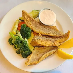 8'7'2022 Catfish Platter w Mixed Veggies