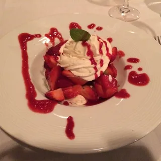 Fresh Strawberries and Chantilly Cream