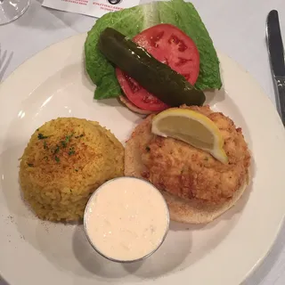 ALL LUMP CRAB CAKE SANDWICH