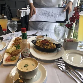 WASABI CRUSTED FRIED OYSTERS