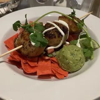 BLACKENED SEA SCALLOPS