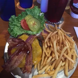 BBQ bacon burger. Mmmm