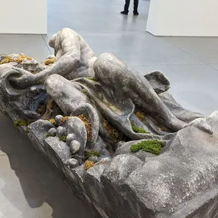 this piece is heated from the inside and the only work you can touch in the gallery