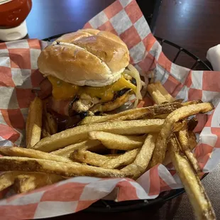 Grilled Chicken with bacon, grilled onions and cheddar.