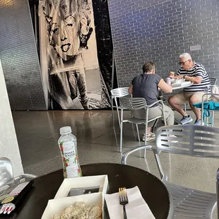 two people sitting at a table