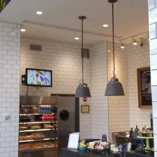 a view of the kitchen