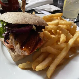 Roasted Salmon Sandwich