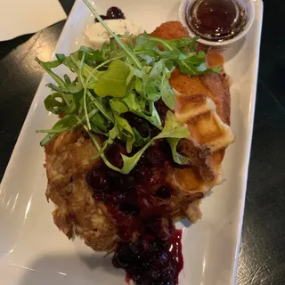 Katsu Chicken and Waffles