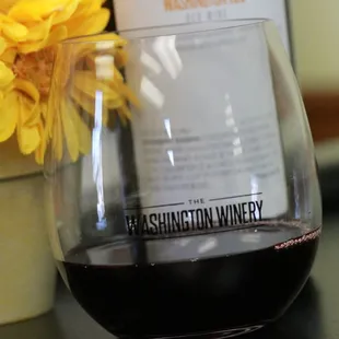 Try our signature red wine blend:  Washington Red. (Photo courtesy of Gina.)