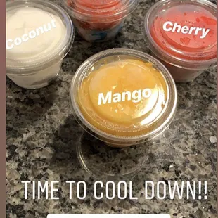 Flavor Offering: Mango, Coconut, Cherry, Rainbow