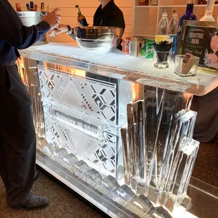 Bar made our of ice