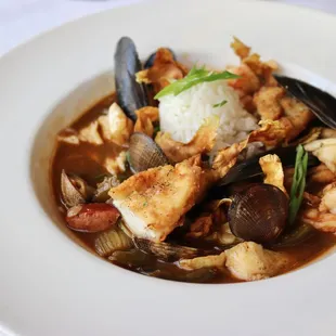 Fish &amp; Shellfish Gumbo