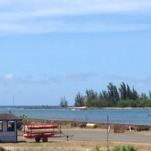 This is the small rental stand in the harbor so  you know what to look for.