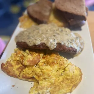 Country Fried Steak-The hub is a country fried steak connoisseur and he said it was good!