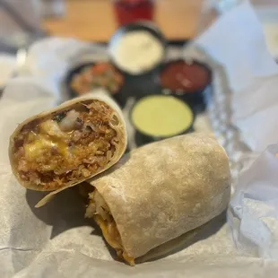 Surf and Turf Burrito-Delicious!