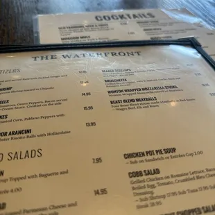Menus