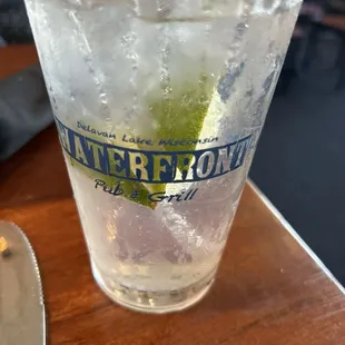 Vodka tonic lime a a couple more