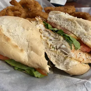 Cajun Blackened Walleye Sandwich
