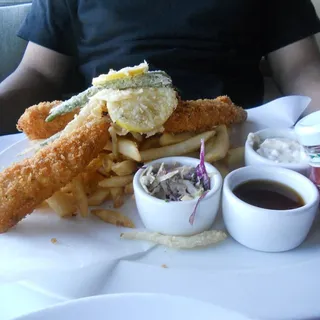 Ling Cod Fish and Chips