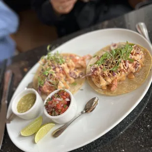 Grilled fish tacos (Icelandic cod)