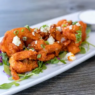 a platter of fried food