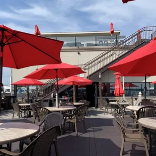 Restaurant view from the patio