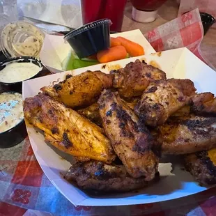 Grilled wings