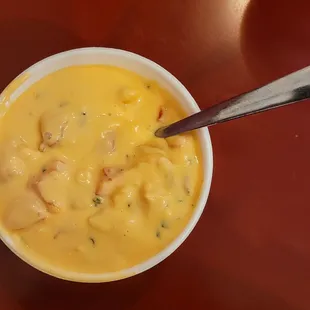 Crave cheddar buffalo chicken soup.