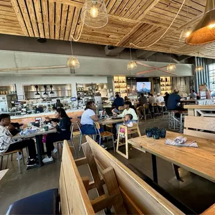 interior, sushi and sashimi