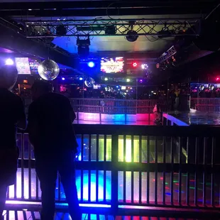 Sitting area (bar stools) then in front is the dancing floor!