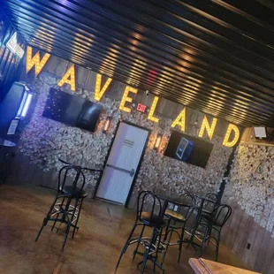The Waveland sign