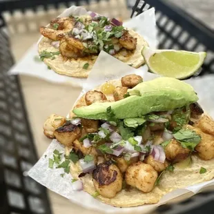 Garlic Shrimp Tacos