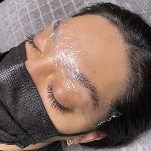 Brow Lamination Processing