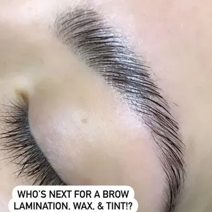 My brows right after