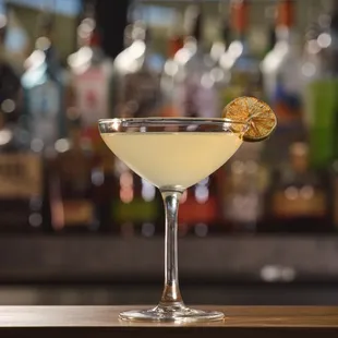 Unique curated cocktails crafted at The Way Station Restaurant &amp; Bar