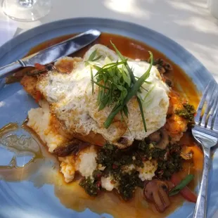 Shrimp with grits