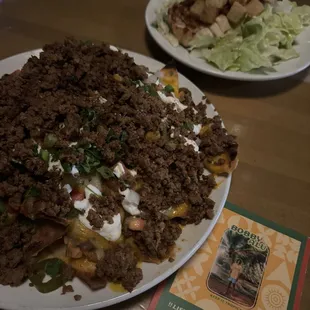 Nachos and Chicken Cesar