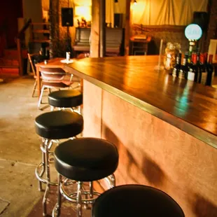 The bar. Pull up a stool and stay a while.