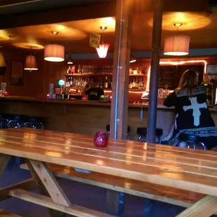 The rustic bar